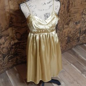 Love Stitch Gold Dress S